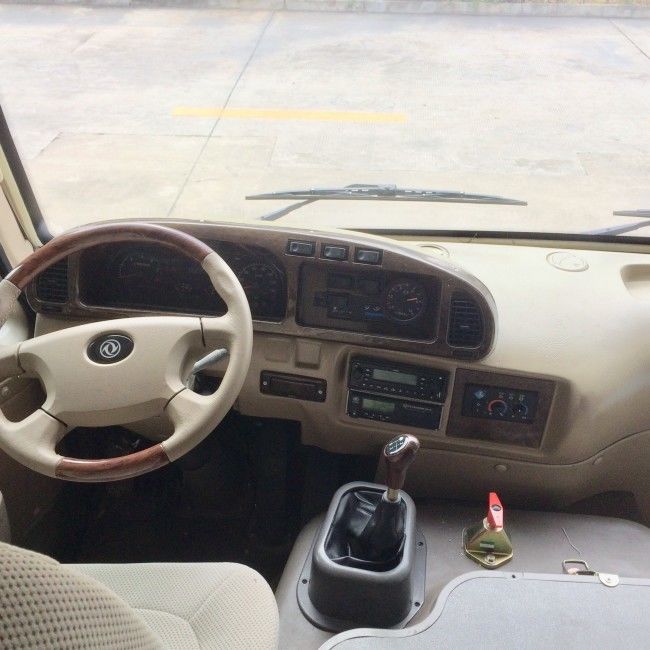 7m 25 chỗ ngồi Diesel Transportation Coaster Bus với khí thải Euro 4 và treo mùa xuân lá