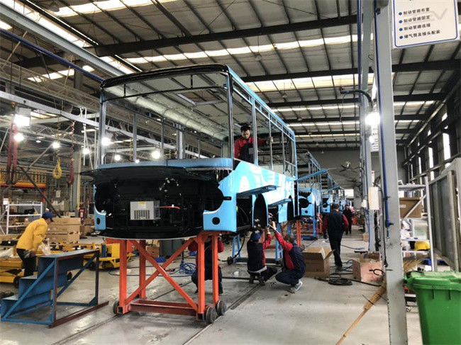 Xe buýt điện mini dài 7m, phạm vi hoạt động 200km, lái bên trái, dành cho giao thông công cộng