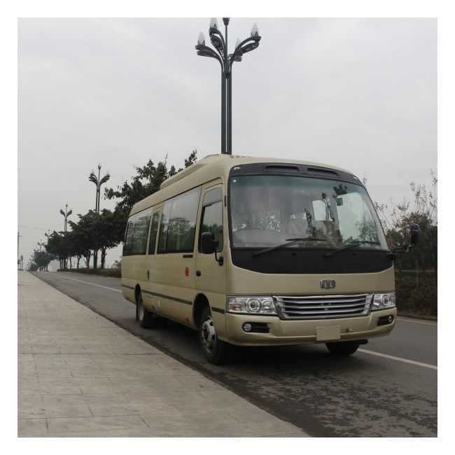 7m xe buýt diesel Coaster xe buýt hướng dẫn 5 bánh xe 26 chỗ ngồi trong thành phố cho giao thông công cộng.