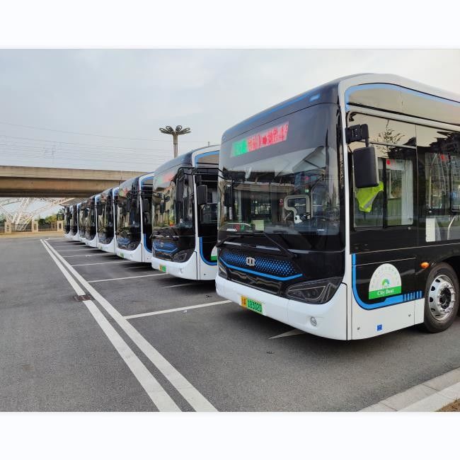 Xe buýt điện tinh khiết 12 M LHD xe buýt điện tự động EV Innercity 46 chỗ ngồi với treo khí