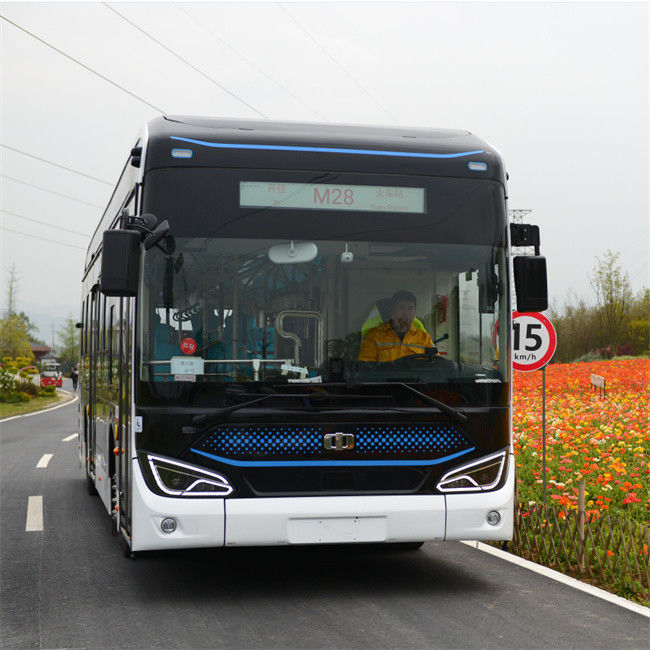 Xe buýt thành phố điện 12m sàn thấp Ứng dụng pin LFP công suất cao 300km phạm vi OEM Giải pháp giao thông công cộng