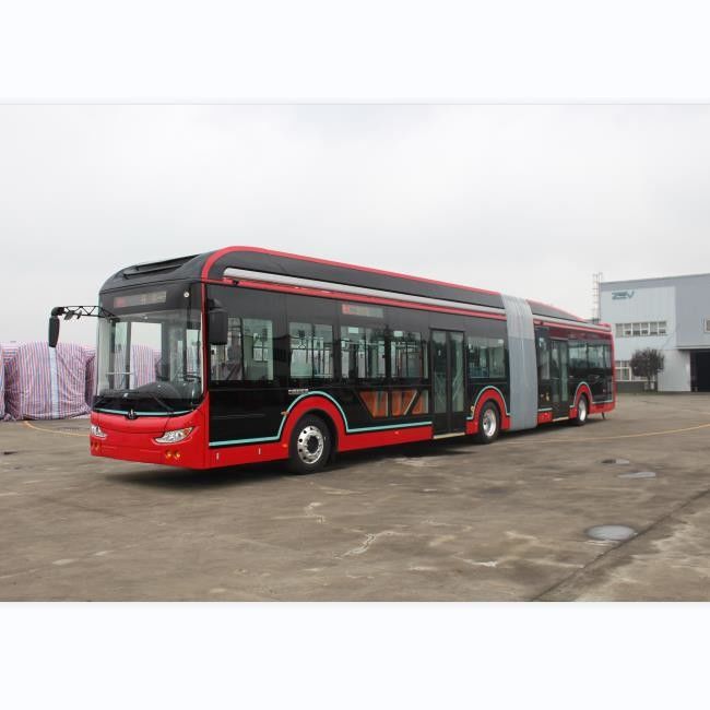 Xe buýt Zev 18 mét 69 Km / H Xe buýt chở khách chạy điện 50 chỗ Công suất hành khách 150