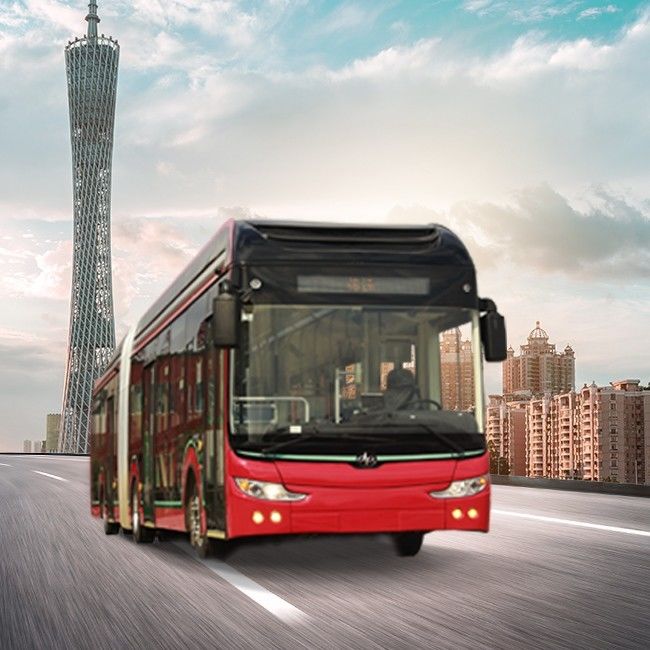 Lốp ABS Xe buýt đô thị Zev 45 chỗ LiFePo4 Xe buýt du lịch thành phố năng lượng mới 18m