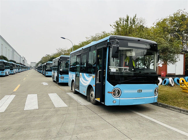 6.6 M LHD Mini Pure Electric Bus Zero Emission Cho Giao thông cộng đồng