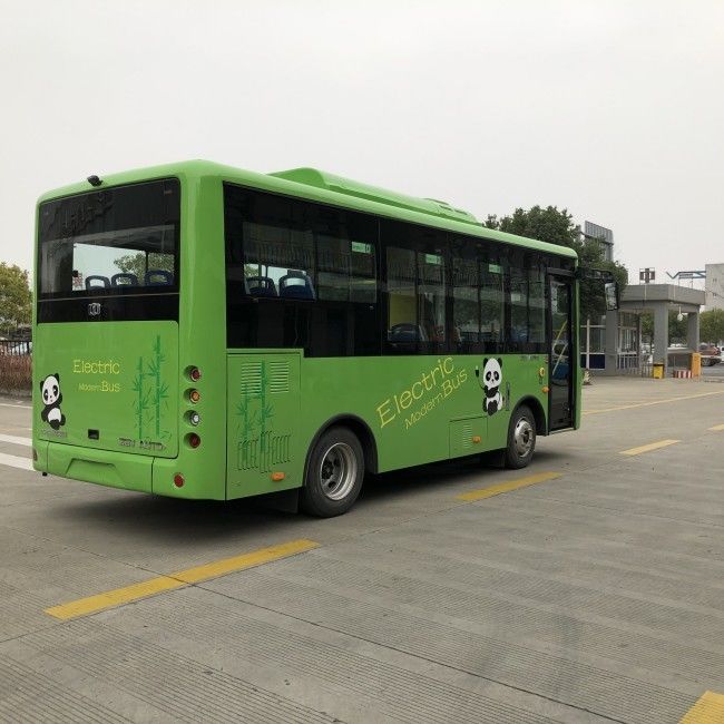 Xe buýt thành phố điện không phát thải Zev Bus với pin 122,2 kWh và 16 chỗ ngồi để vận chuyển thành phố mini