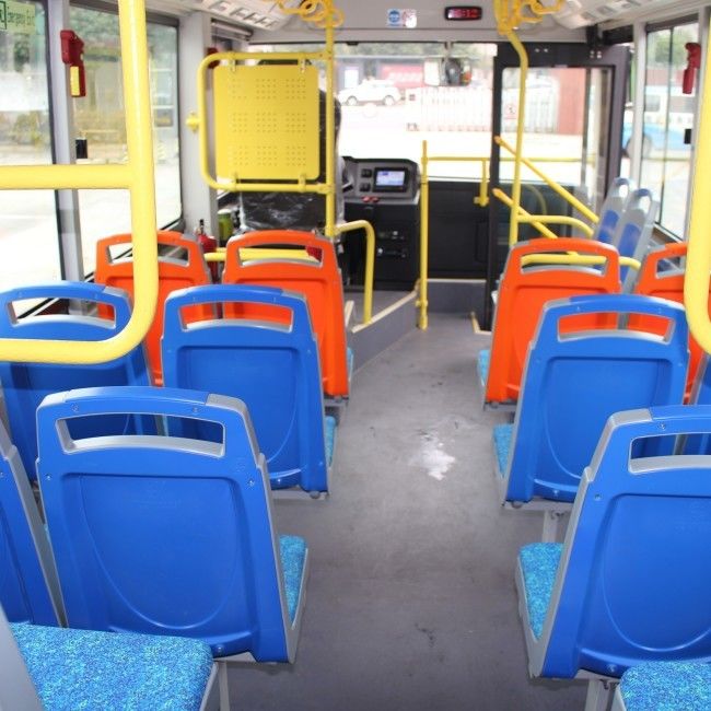 6630*2200*2925 Kích thước xe buýt nhỏ điện E Bus 6.6m Xe buýt điện pin cho giao thông công cộng