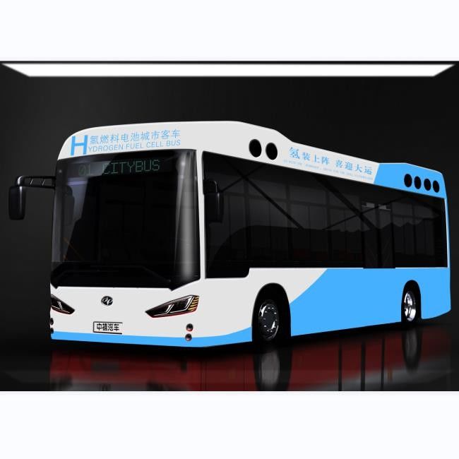 Du lịch xanh 10,5m 27 chỗ Xe buýt chạy bằng pin nhiên liệu hydro Elec City LHD 0 Khí thải