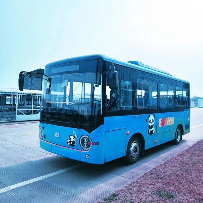 6.6m xe buýt điện mini xe tải sạc pin LHD RHD 23 chỗ cho dịch vụ đưa đón