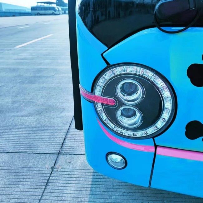 6.6m xe buýt điện mini xe tải sạc pin LHD RHD 23 chỗ cho dịch vụ đưa đón