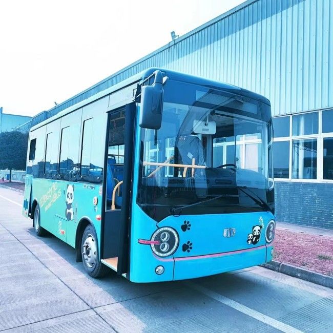 6.6m xe buýt điện mini xe tải sạc pin LHD RHD 23 chỗ cho dịch vụ đưa đón