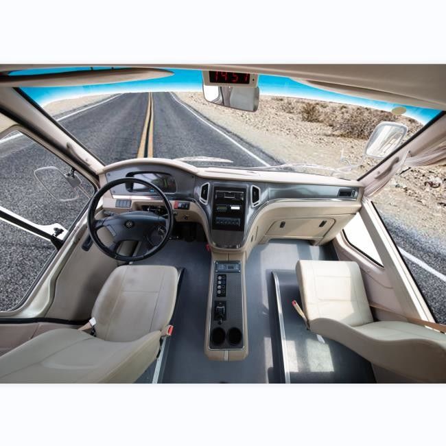 Xe buýt Coaster động cơ diesel 19 chỗ dài 6m với hệ thống treo lò xo lá và động cơ gắn phía trước