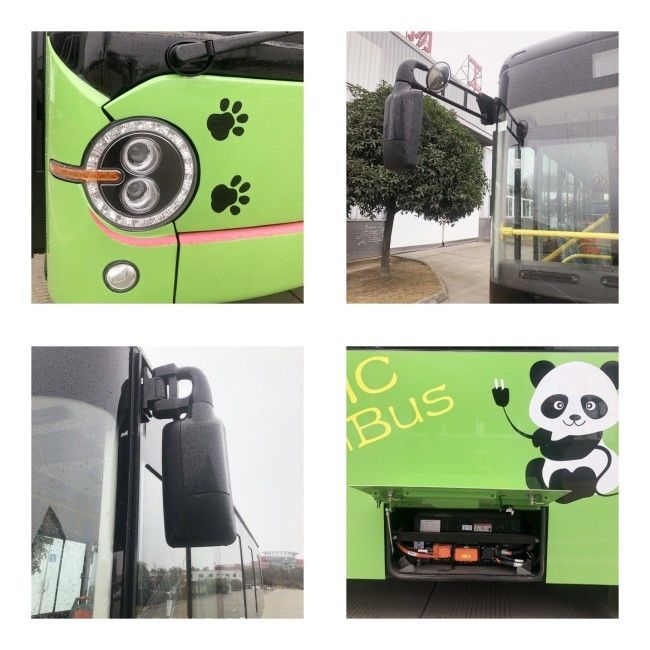6.6m Electric Mini Electric Sightseeing Bus Hơn 200KM Mileage Tùy chọn 14 chỗ ngồi