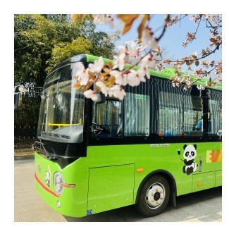 Tay lái bên trái Xe buýt nhỏ chạy bằng điện 24 Ghế hành khách Tốc độ tối đa 69 Km / H