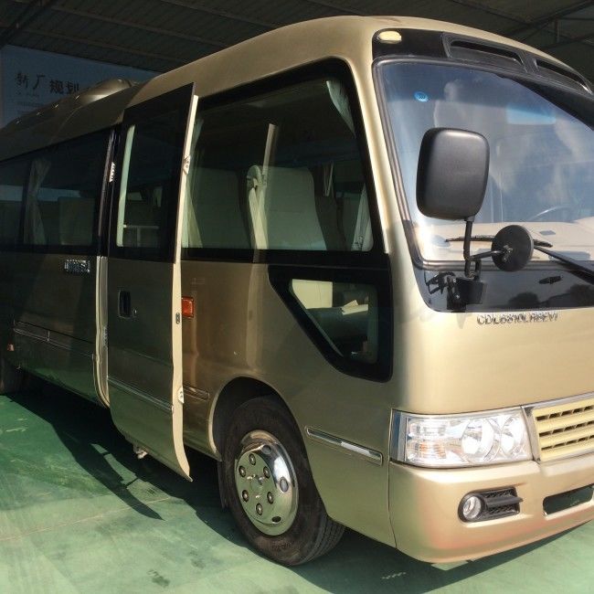 Xe buýt Diesel Coaster 8m 19 chỗ với AC LHD RHD Tốc độ tối đa 100km / H