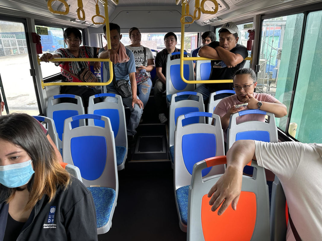 6.6M Xe buýt vận chuyển đô thị điện với 16 chỗ ngồi lái bên trái với điều hòa không khí