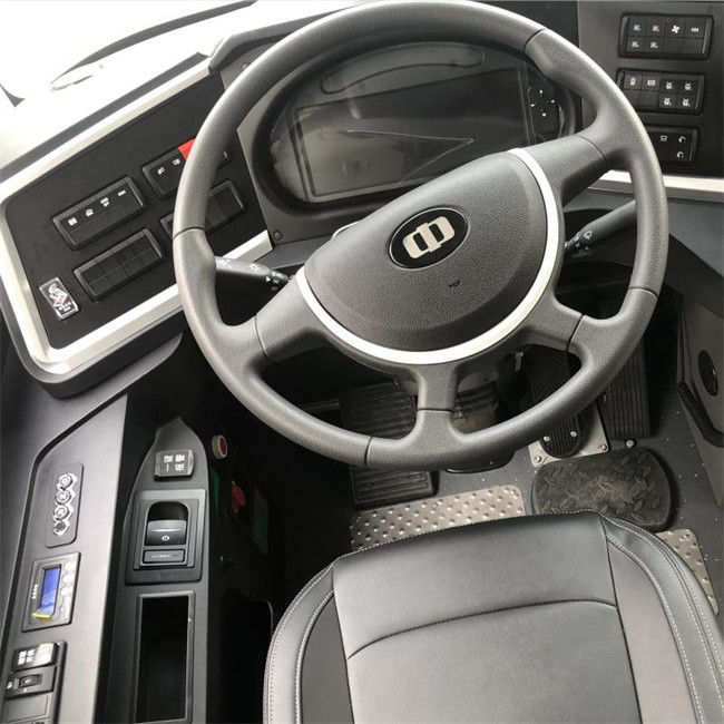 Xe buýt hành khách sang trọng LHD Electric 36 chỗ ngồi với khung bánh xe 12m và 6200mm cho du lịch thành phố thoải mái