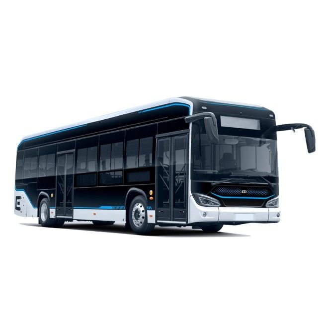Xe buýt thành phố điện 12m sàn thấp Ứng dụng pin LFP công suất cao 300km phạm vi OEM Giải pháp giao thông công cộng
