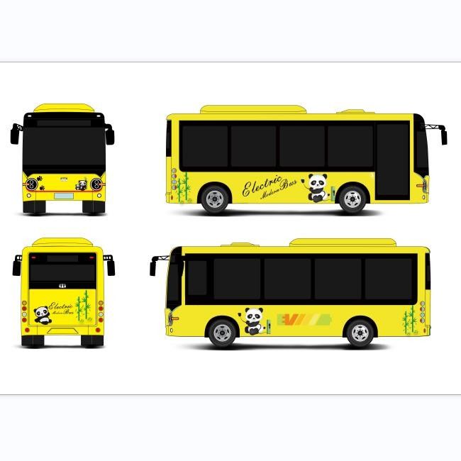 6.6m xe buýt điện xe buýt thành phố điện xe buýt sàn thấp cho giao thông đô thị.