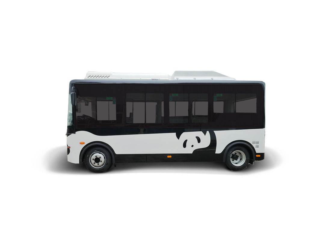 5.9m Minibus điện 14 chỗ ngồi Xe buýt sàn thấp xe buýt xanh cho giao thông công cộng.