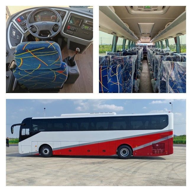Chuyến đi thành phố đến thành phố hoàn thiện 12m Xe xe hơi Diesel Intercity sang trọng với 6250mm bánh xe