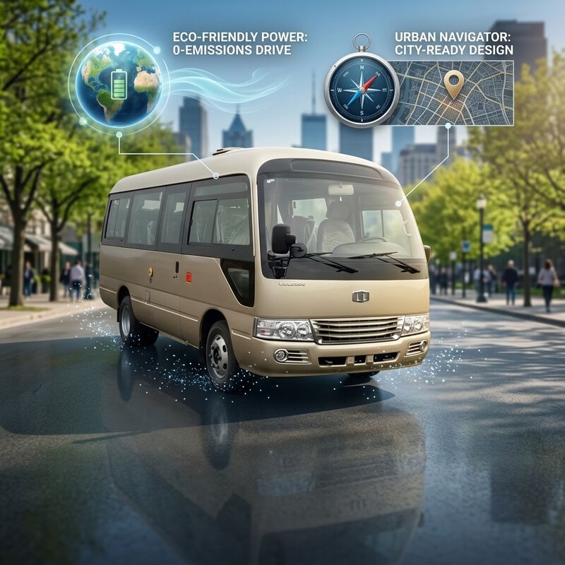 Xe buýt 6m Diesel Coaster Xe buýt mini Transit Với 19 chỗ ngồi Tốc độ tối đa 100km/h