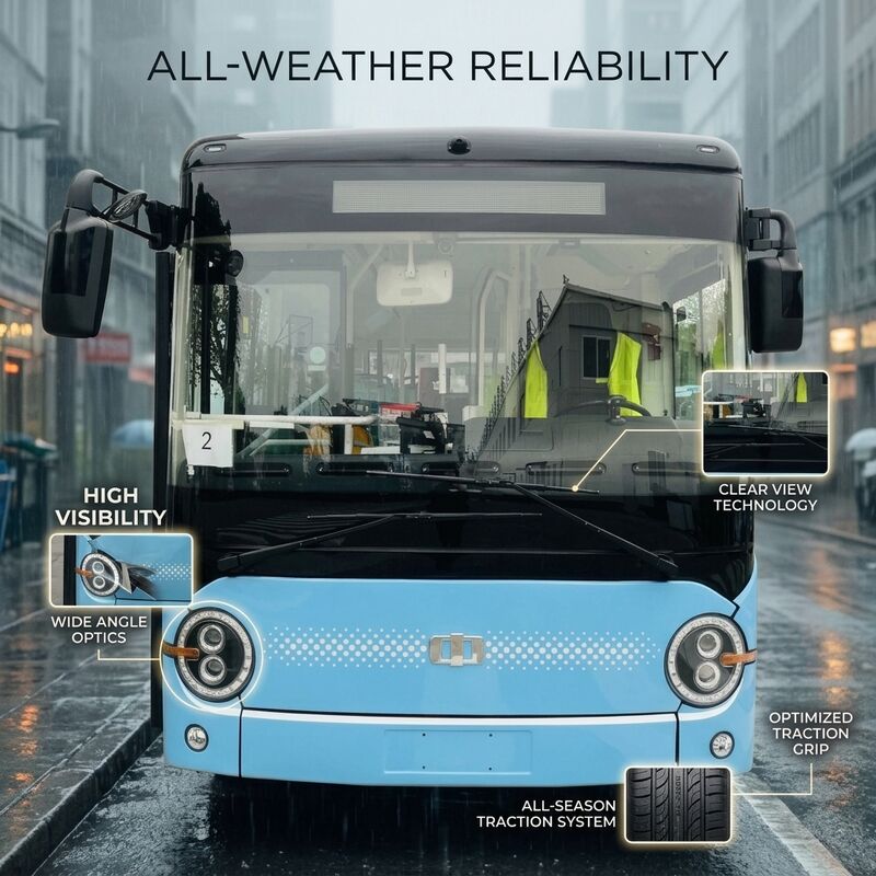 6.6m ắc quy xe điện minibus 19 chỗ ngồi 95.25kWh đường lái dài giao thông thân thiện với môi trường.