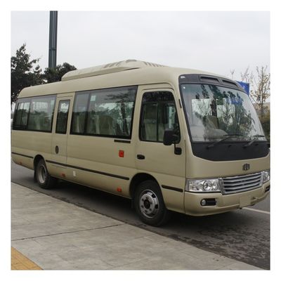 ISO 7m 22-26 Chỗ ngồi Xe buýt Diesel Coaster 5 Gears Forward