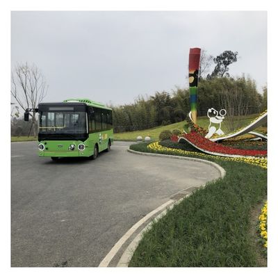 Năng lượng mới Dung lượng pin LHD 35 Hành khách Zev Bus Đình chỉ lá mùa xuân