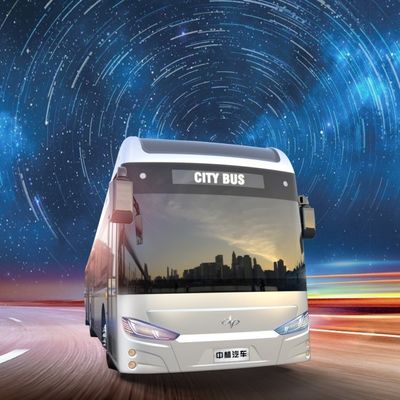 18 M Electric Brt City Bus Tốc độ cao nhất 69km/h 50 chỗ ngồi xe buýt điện đường dài
