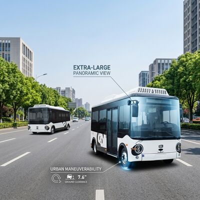 5.9m 14 chỗ ngồi xe buýt điện xe buýt EV xe buýt thương mại xe buýt thành phố xe tải năng lượng mới