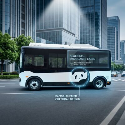 5.9m xe buýt điện mini xe buýt điện 14 chỗ ngồi xe buýt chở khách cho giao thông công cộng.