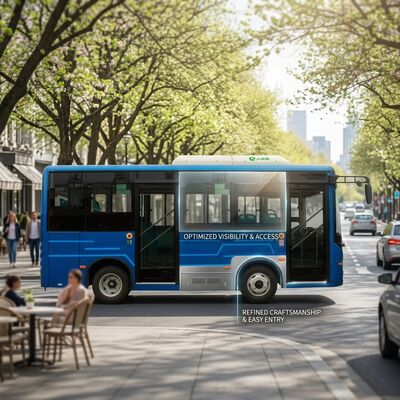 6m xe buýt điện pin xe buýt mini thành phố điện xe buýt năng lượng mới.
