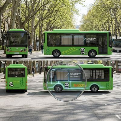 Xe buýt điện tinh khiết 6m EV Mini Bus 16 chỗ lái xe tầm 180km.