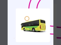 8m 29 Xe buýt điện chạy bằng pin chở khách Không phát thải 69km/H